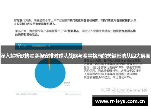 深入解析欧协联赛程安排对球队战略与赛事格局的关键影响从四大层面